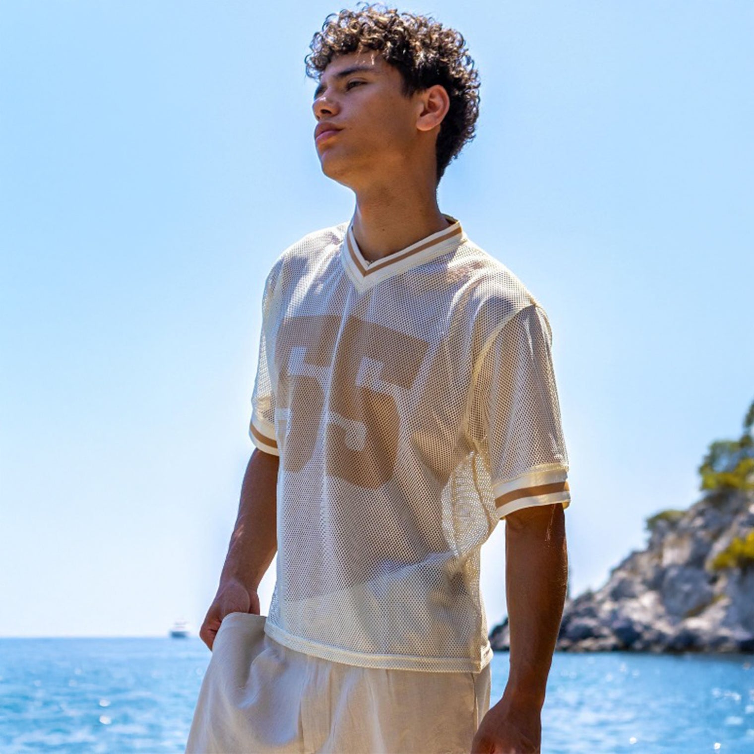 SHIGP01 PRJ OVERSIZE MESH SHIRT