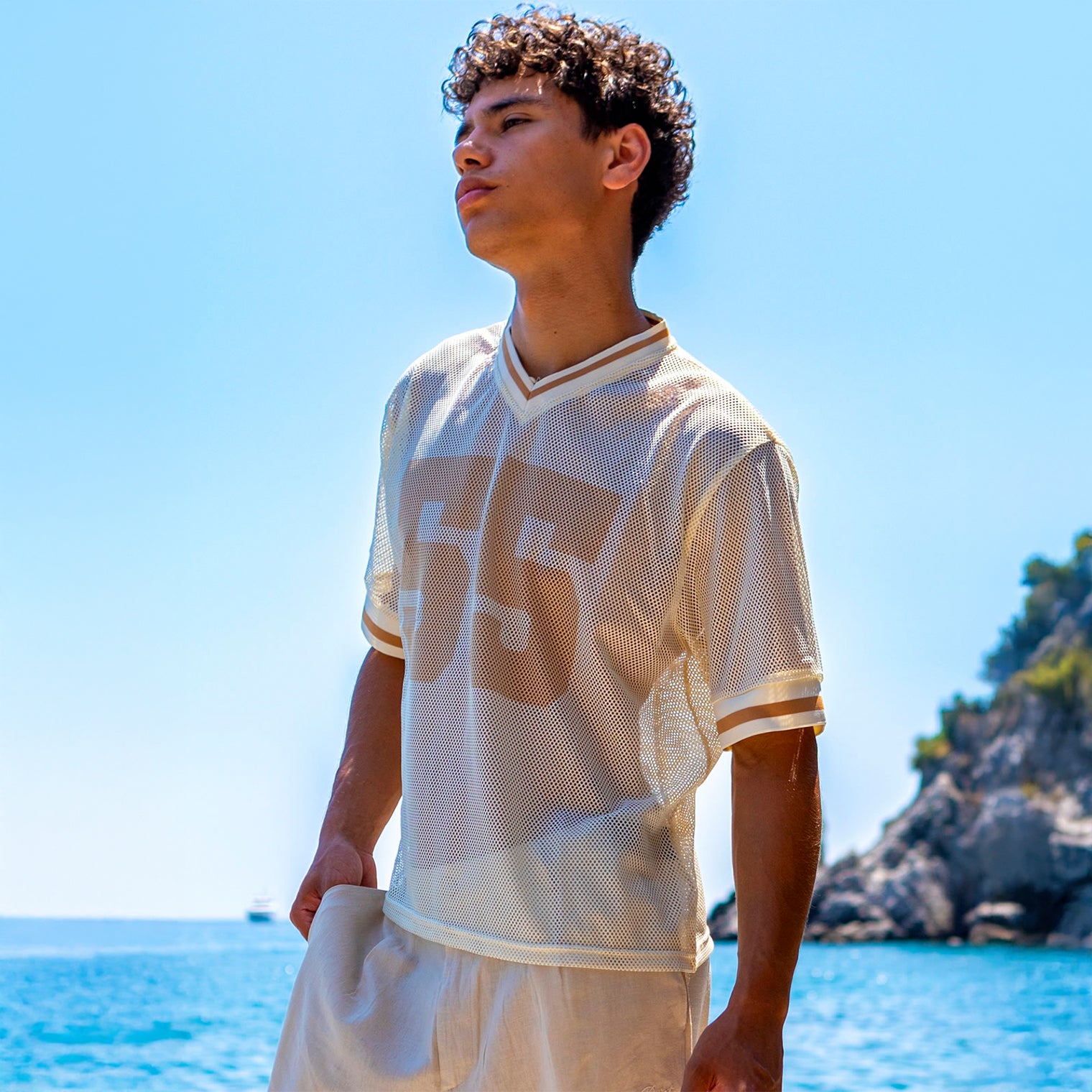 SHIGP01 PRJ OVERSIZE MESH SHIRT